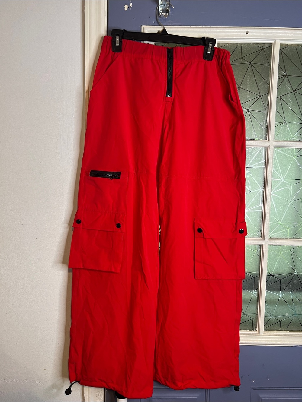 Rue 21 medium Red Cargo Snow Pants - Casual Utility Style NWT